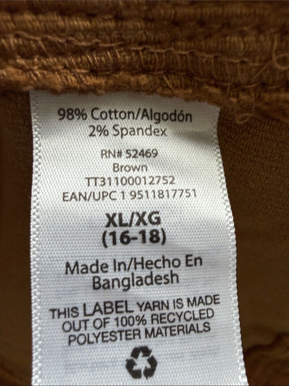 Time and Tru Tan Corduroy Jean Jacket - Picture 8 of 12